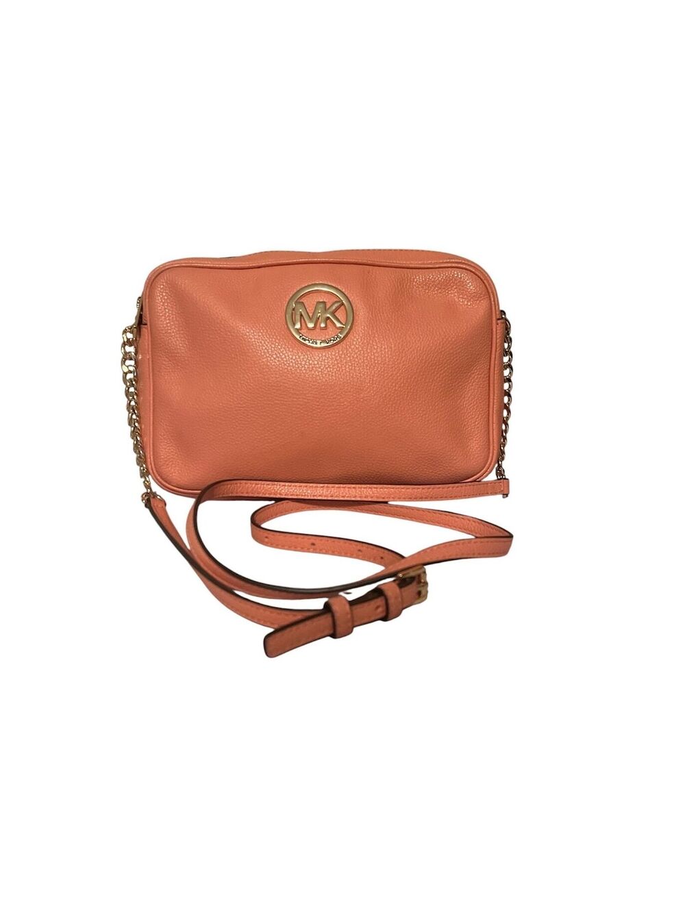 MK6. Michael Kors Fulton Large Pebbled Leather Camera Bag